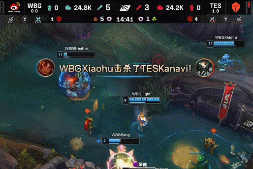 ?Breathe城墙369杰斯无计可施 虎之岩雀小幽默无碍WBG扳平比分